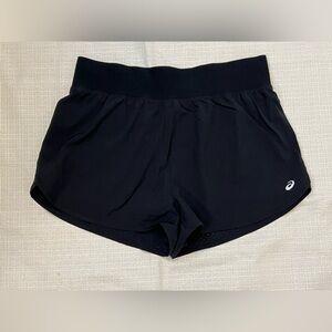 NWT Asics Black Athletic Shorts with Relaxed Fit, women’s size medium